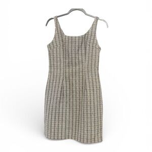 Vintage Alyn Paige Plaid Mini Sheath Dress XS | 90s | USA Made